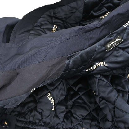 Chanel Hooded Coat Navy