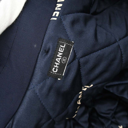 Chanel Hooded Coat Navy