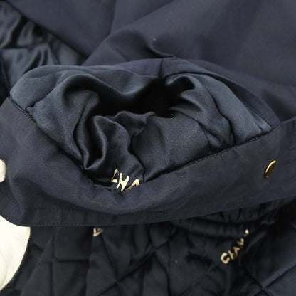 Chanel Hooded Coat Navy