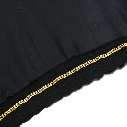 Chanel 1994 Collarless Jacket Black #38