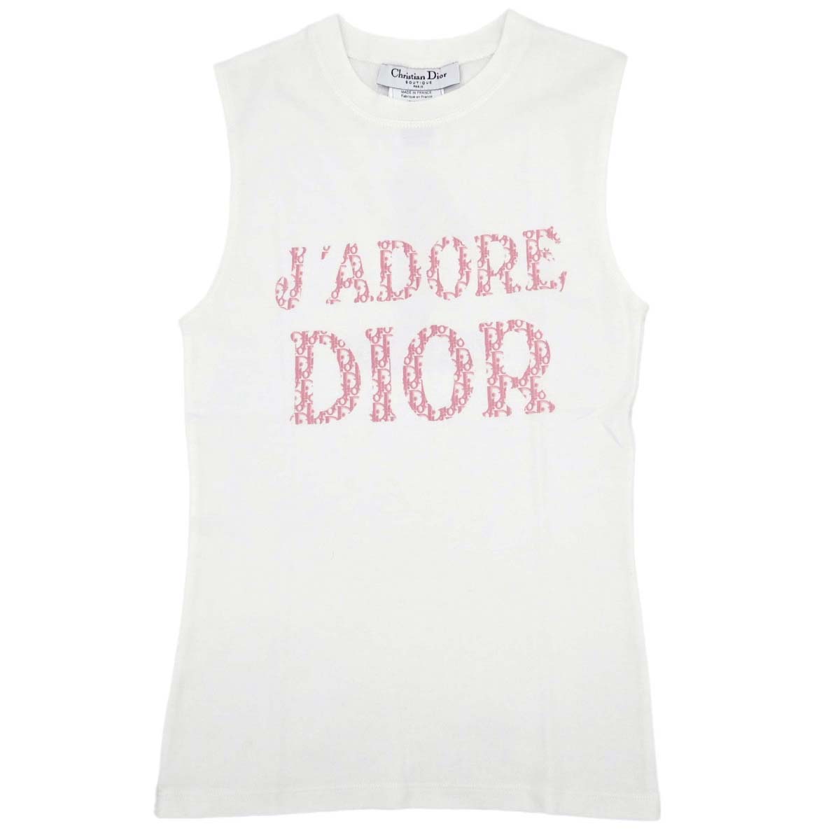 Christian Dior 2004 Tank Top Trotter White #36