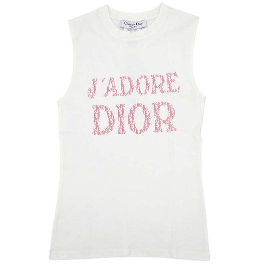 Christian Dior 2004 Tank Top Trotter White #36