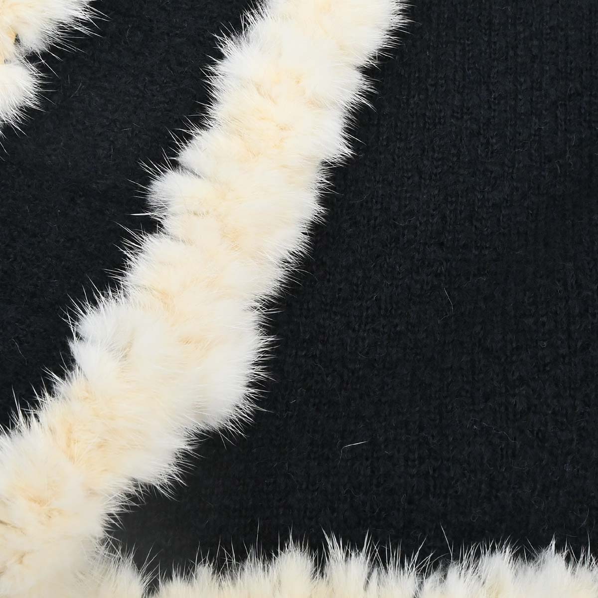 Chanel 2003 Knit Cardigan Black #38
