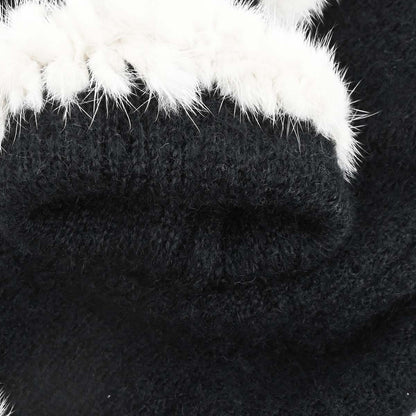 Chanel 2003 Knit Cardigan Black #38