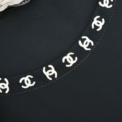 Chanel 1997 T-shirt Top Black #44