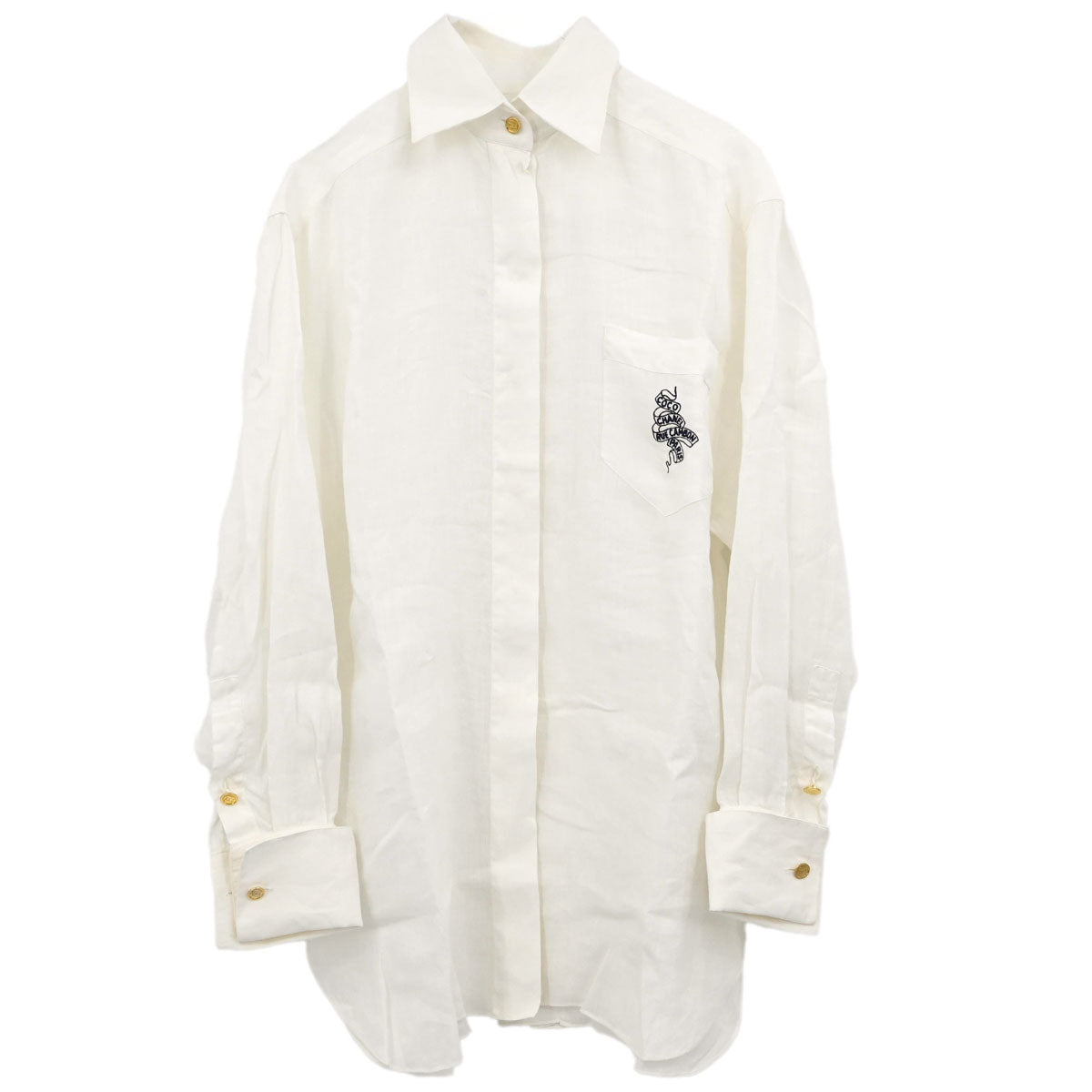 Chanel Blouse Shirt White