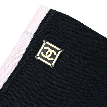 Chanel Sport Line Short Sleeve Top Black