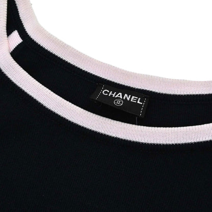 Chanel Sport Line Short Sleeve Top Black