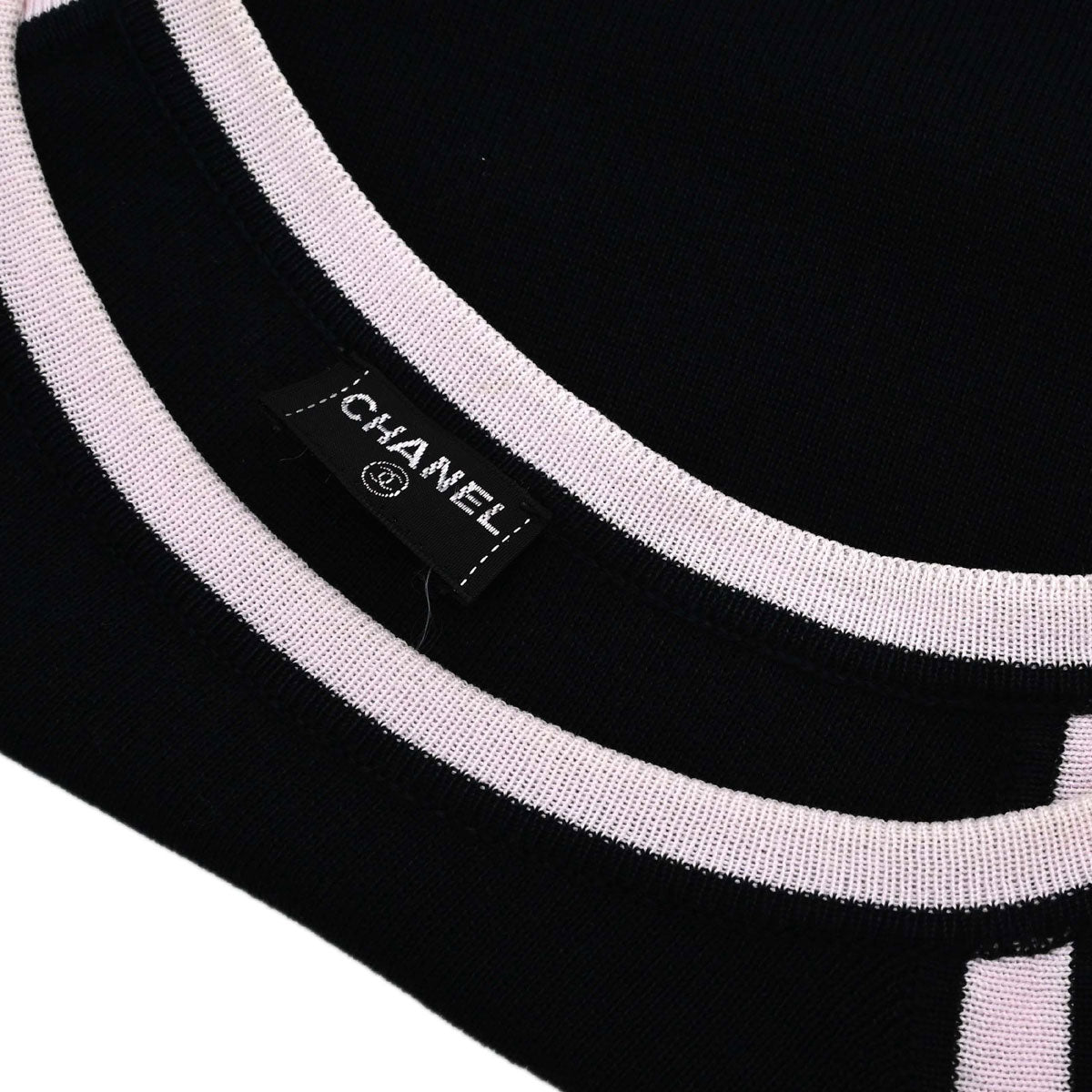 Chanel Sport Line Short Sleeve Top Black