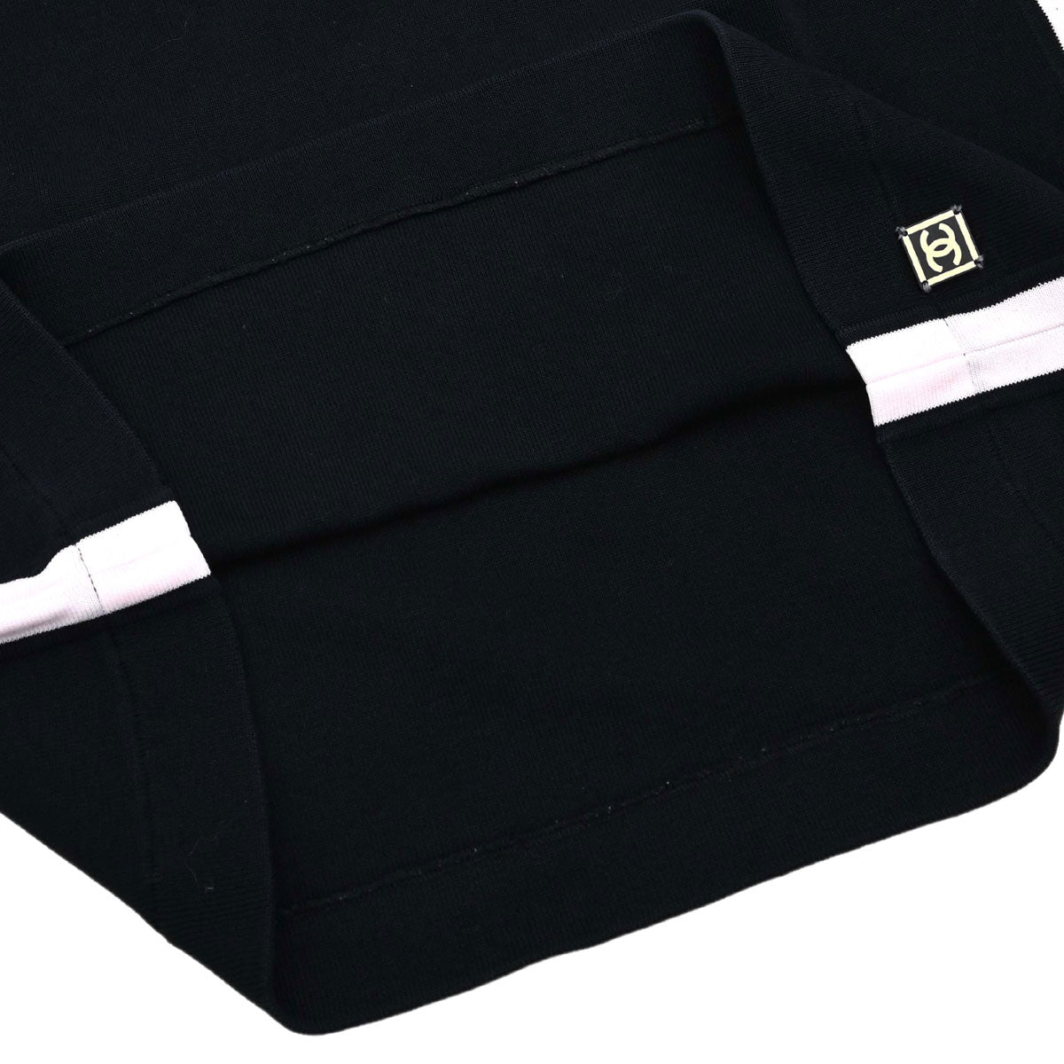 Chanel Sport Line Short Sleeve Top Black
