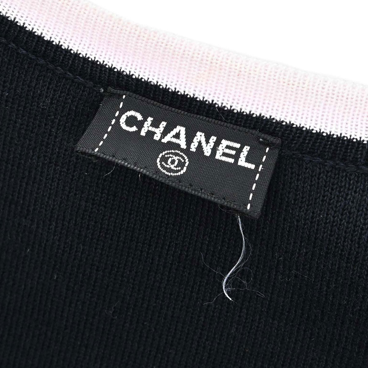 Chanel Sport Line Short Sleeve Top Black
