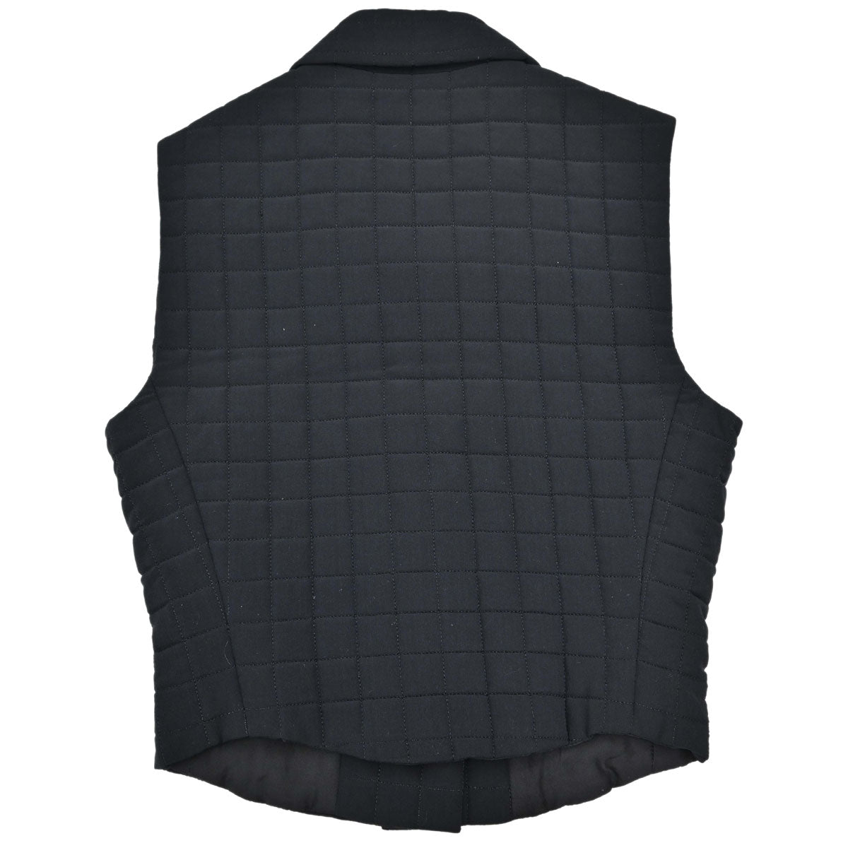 Chanel 2000 Choco Bar Vest Jacket Black #36