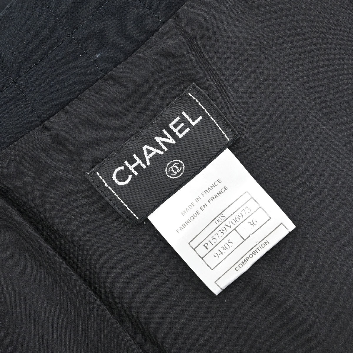 Chanel 2000 Choco Bar Vest Jacket Black #36