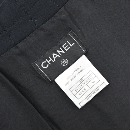 Chanel 2000 Choco Bar Vest Jacket Black #36