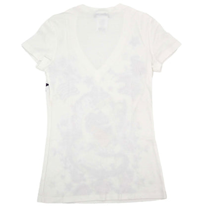 Christian Dior 2004 Print T-shirt White Rhinestone #38