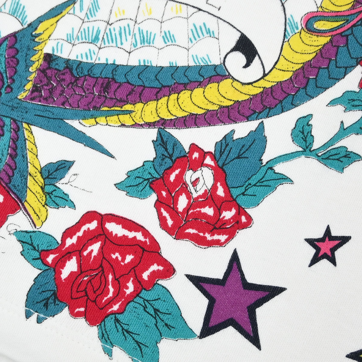Christian Dior 2004 Print T-shirt White Rhinestone #38