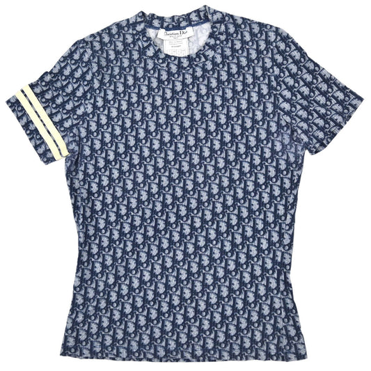 Christian Dior 2003 Trotter T-shirt Top Navy #38