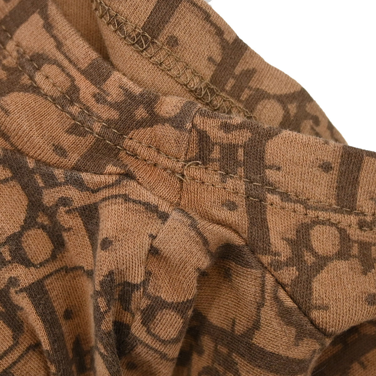 Christian Dior 2005 T-shirt Top Romantic Trotter Bow Brown #36