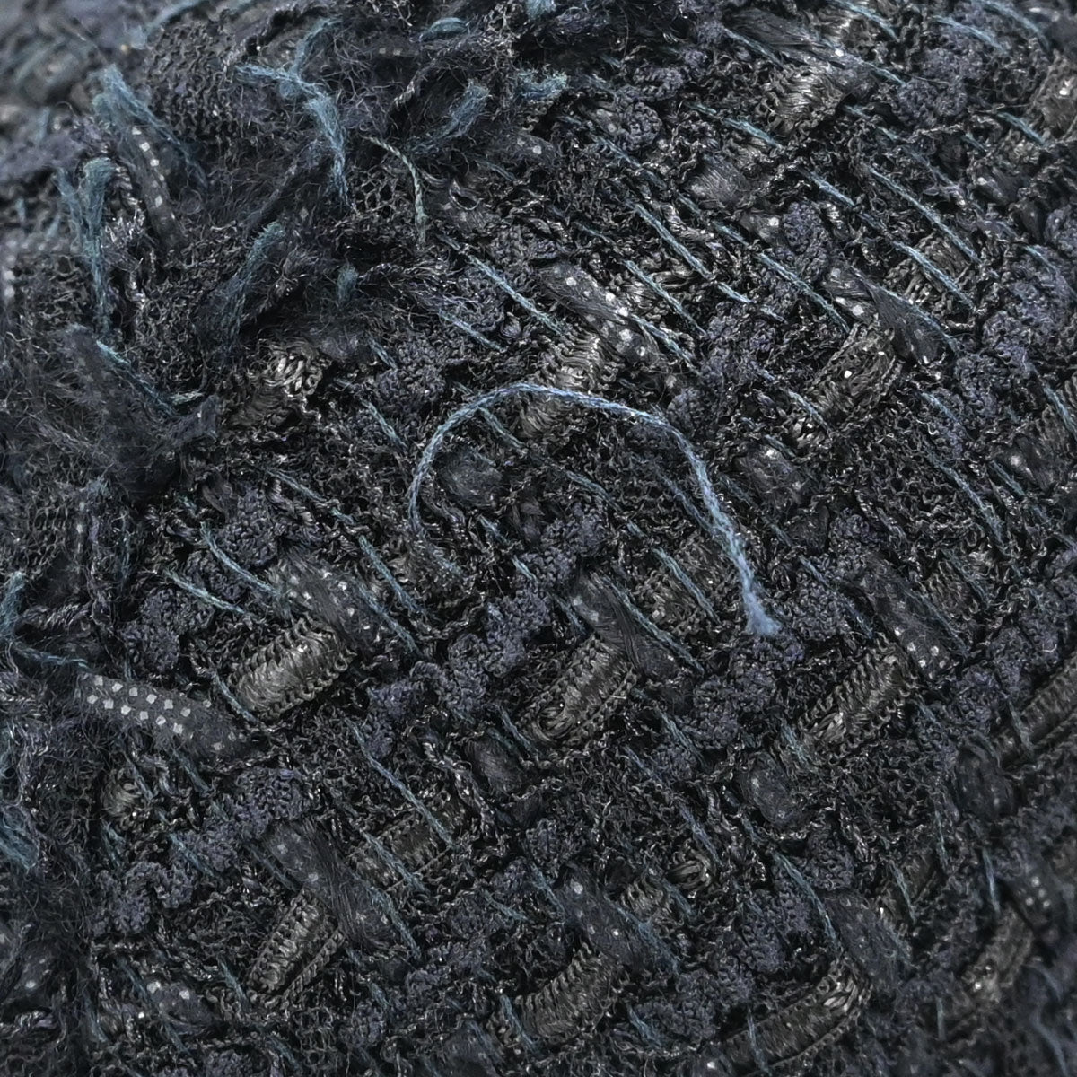 Chanel 2006 Single Breasted Tweed Jacket Black #34