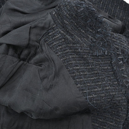 Chanel 2006 Single Breasted Tweed Jacket Black #34