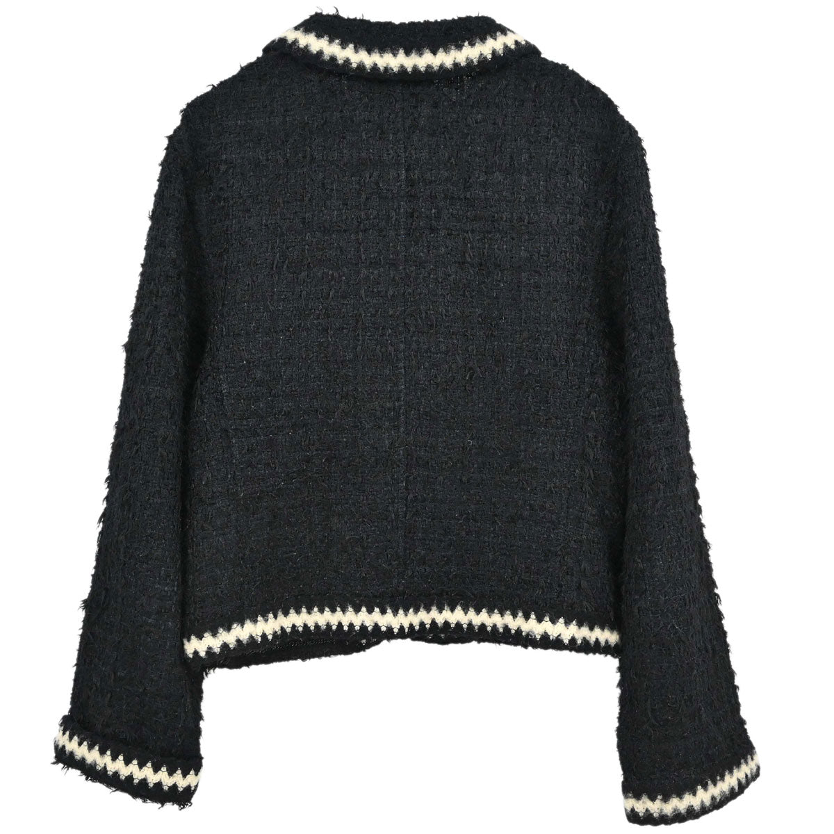Chanel 1998 Tweed Jacket Black #40