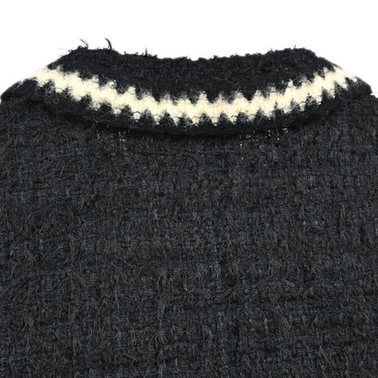 Chanel 1998 Tweed Jacket Black #40