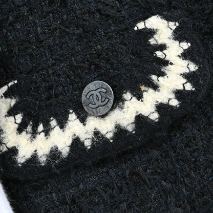 Chanel 1998 Tweed Jacket Black #40