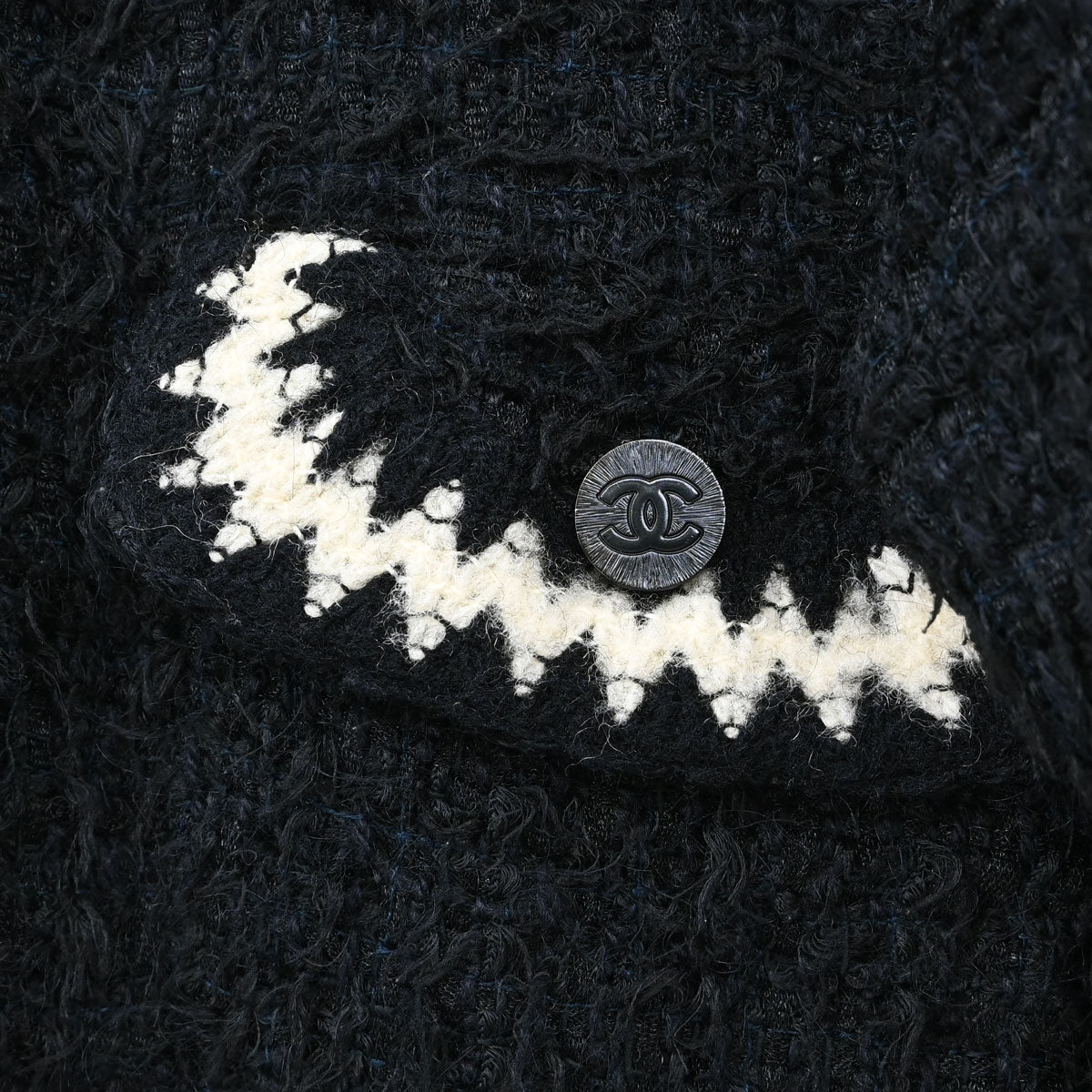 Chanel 1998 Tweed Jacket Black #40