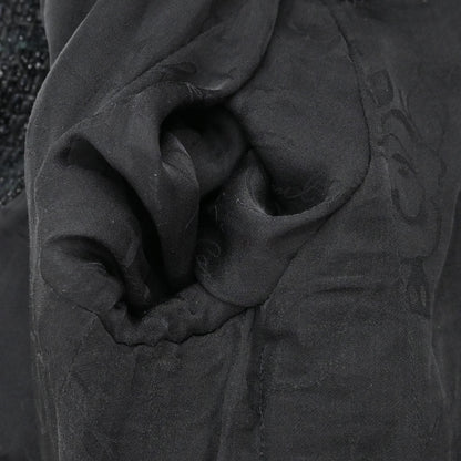 Chanel Single Breasted Jacket Tweed Black