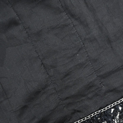 Chanel Single Breasted Jacket Tweed Black