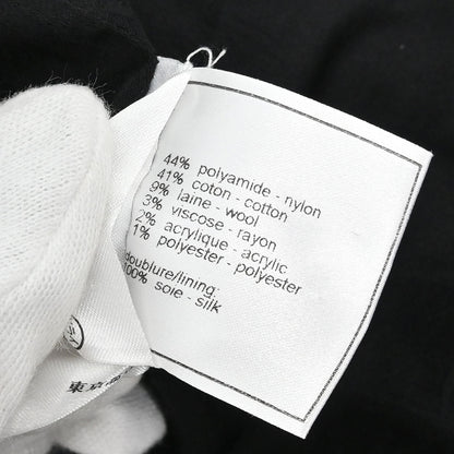 Chanel Single Breasted Jacket Tweed Black