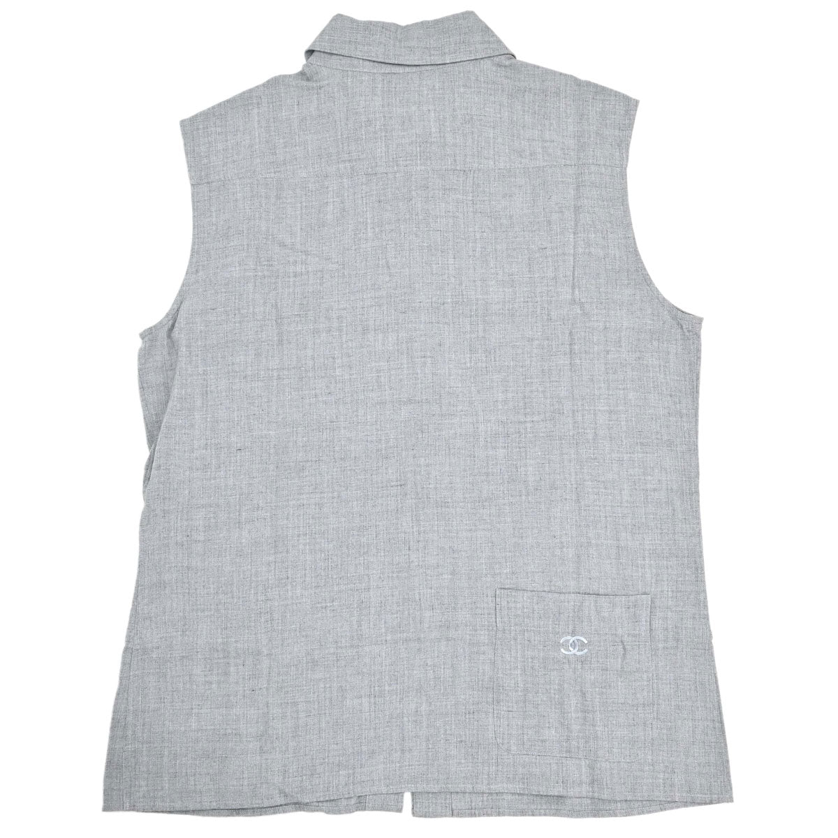 Chanel 1999 Sleeveless Top Gray #38