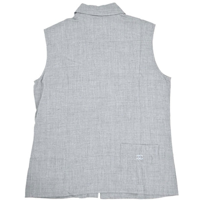Chanel 1999 Sleeveless Top Gray #38