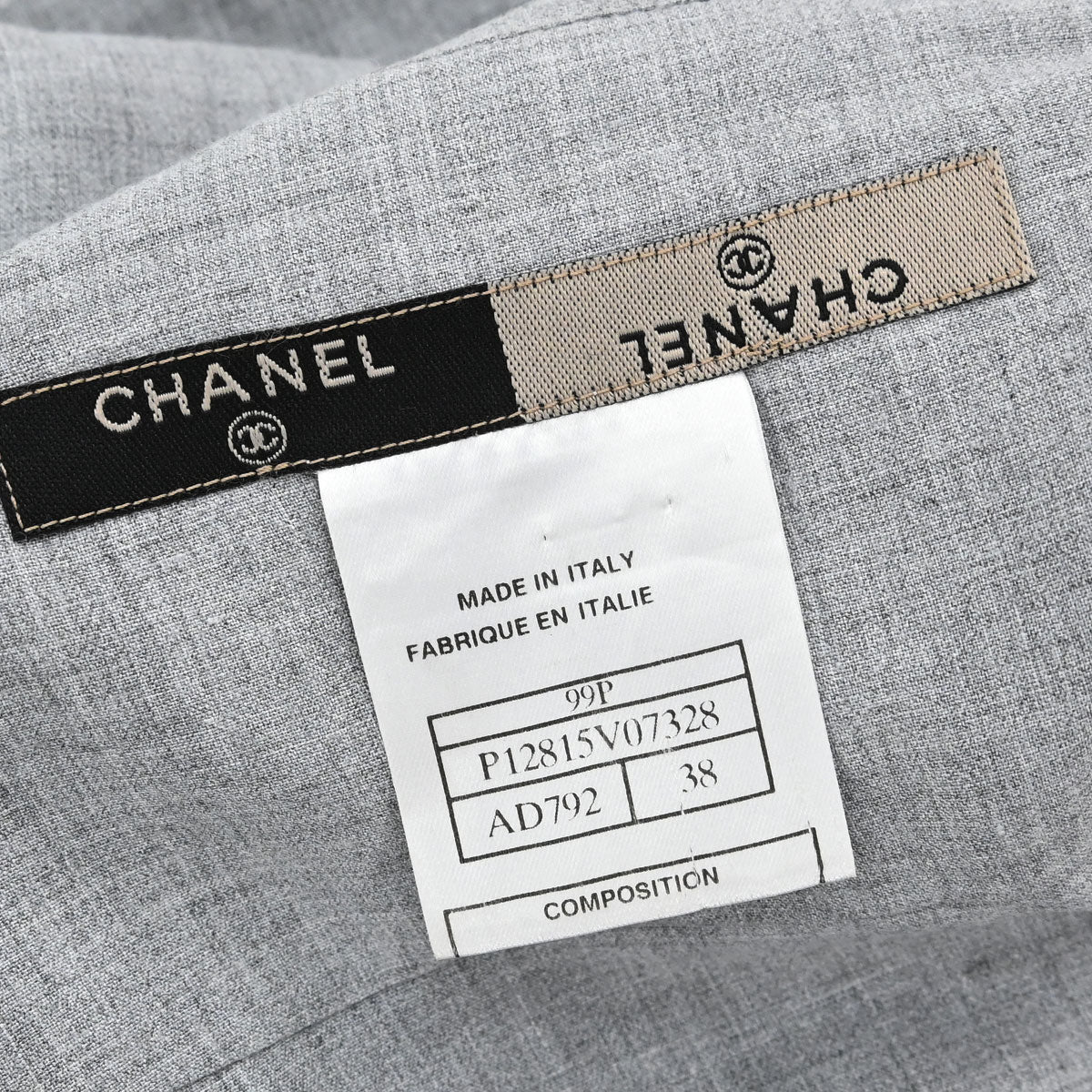 Chanel 1999 Sleeveless Top Gray #38