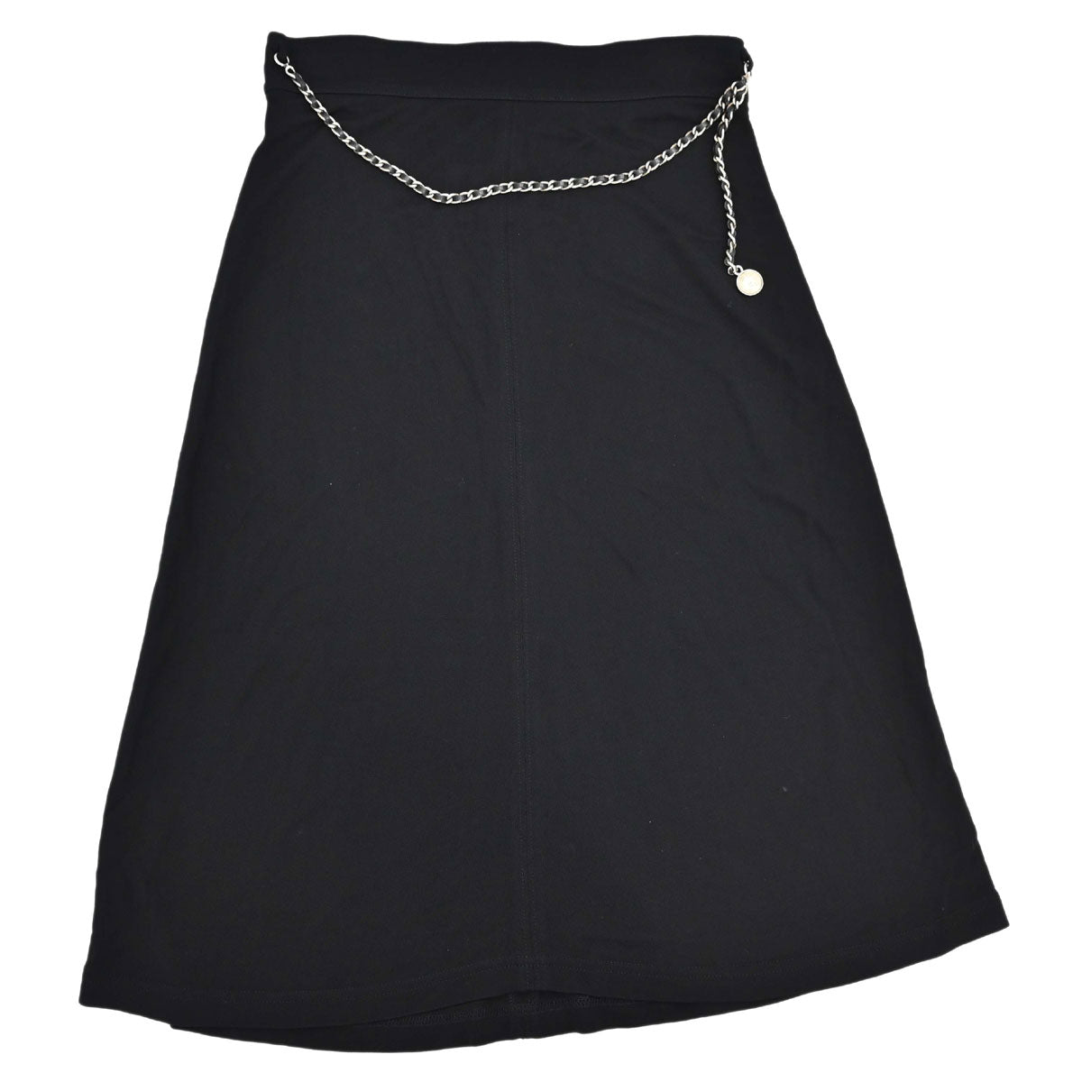 Chanel 1997 Chain Skirt Black #36