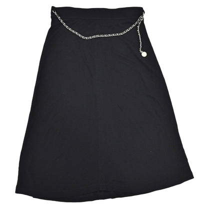 Chanel 1997 Chain Skirt Black #36