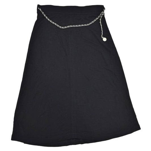 Chanel 1997 Chain Skirt Black #36