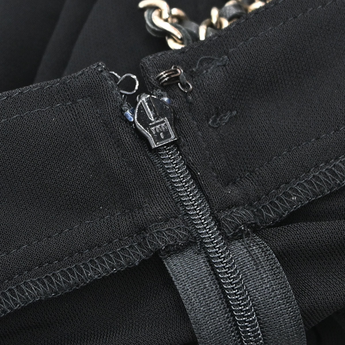 Chanel 1997 Chain Skirt Black #36