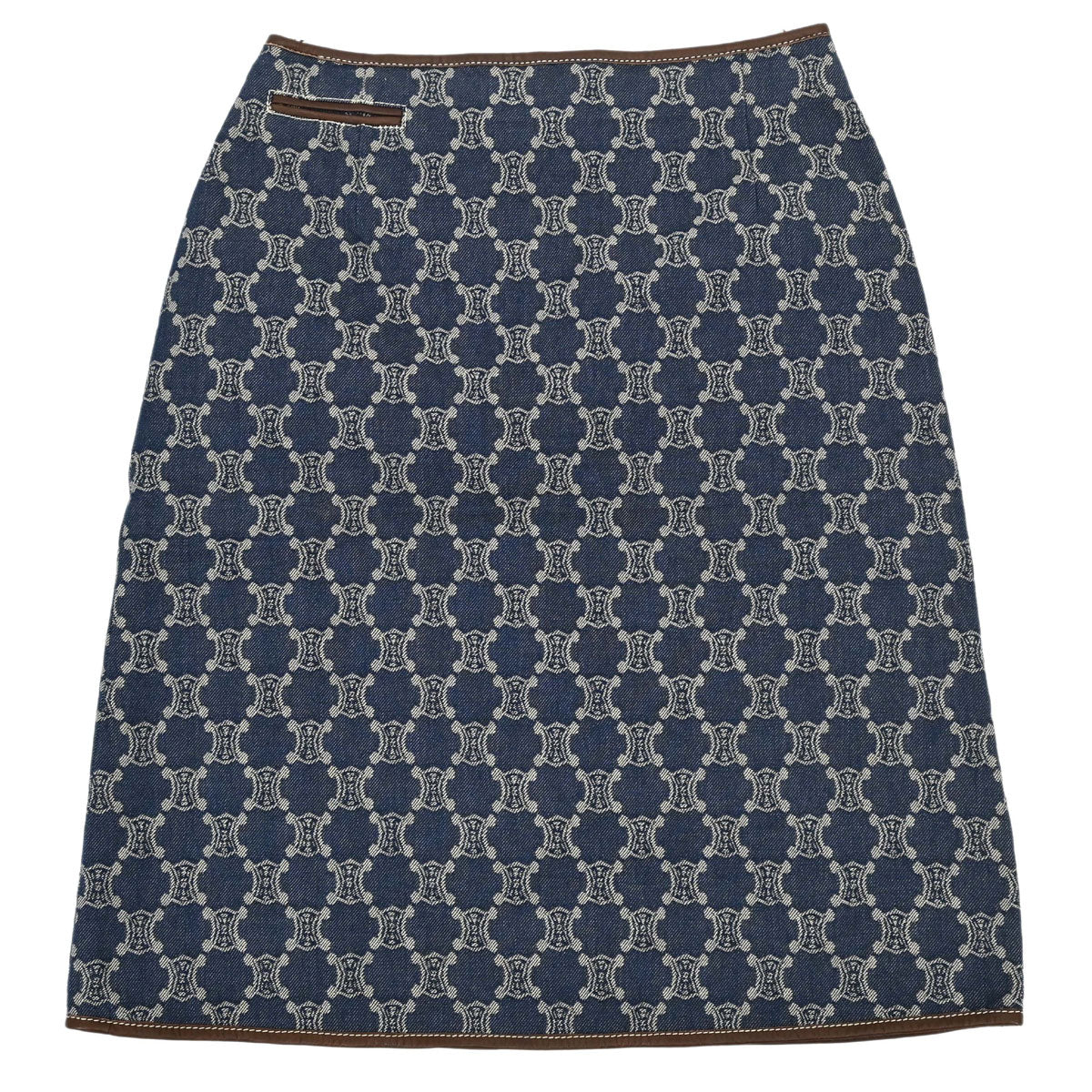 Celine Skirt Macadam Denim Blue #36