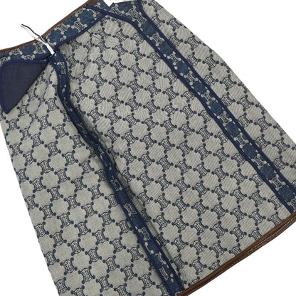 Celine Skirt Macadam Denim Blue #36