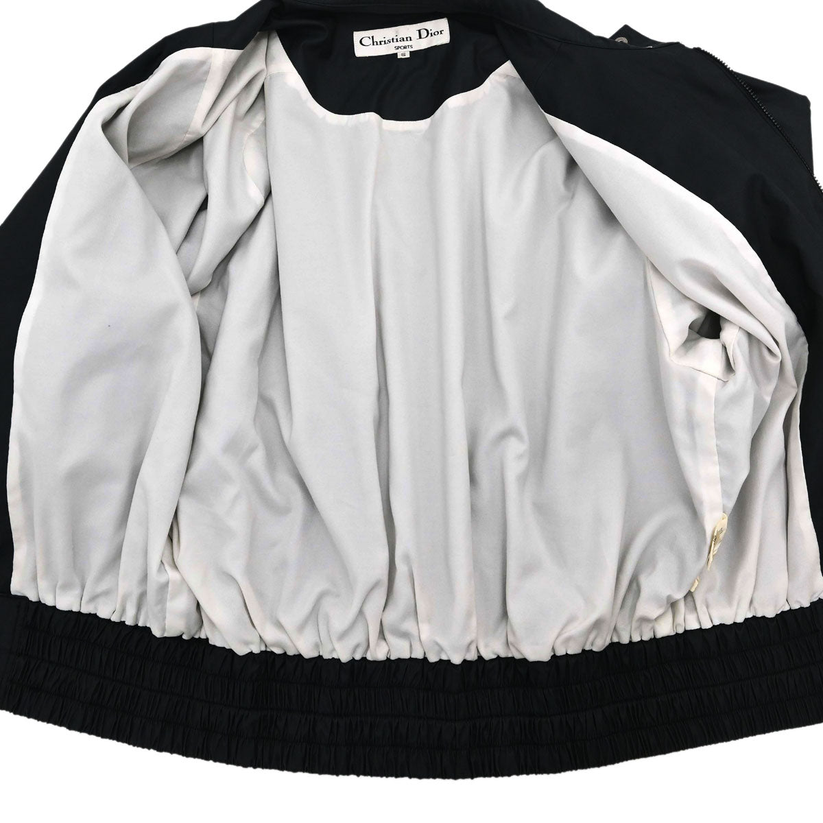 Christian Dior 2001 Sports Zip Up Jacket Black #S