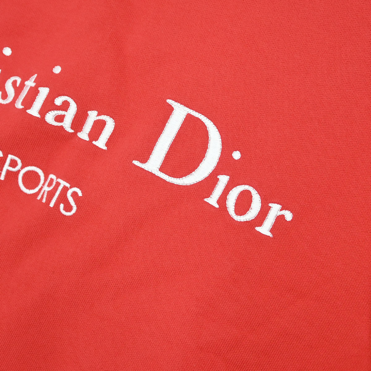 Christian Dior 2005 Sports Pullover Top Red #M