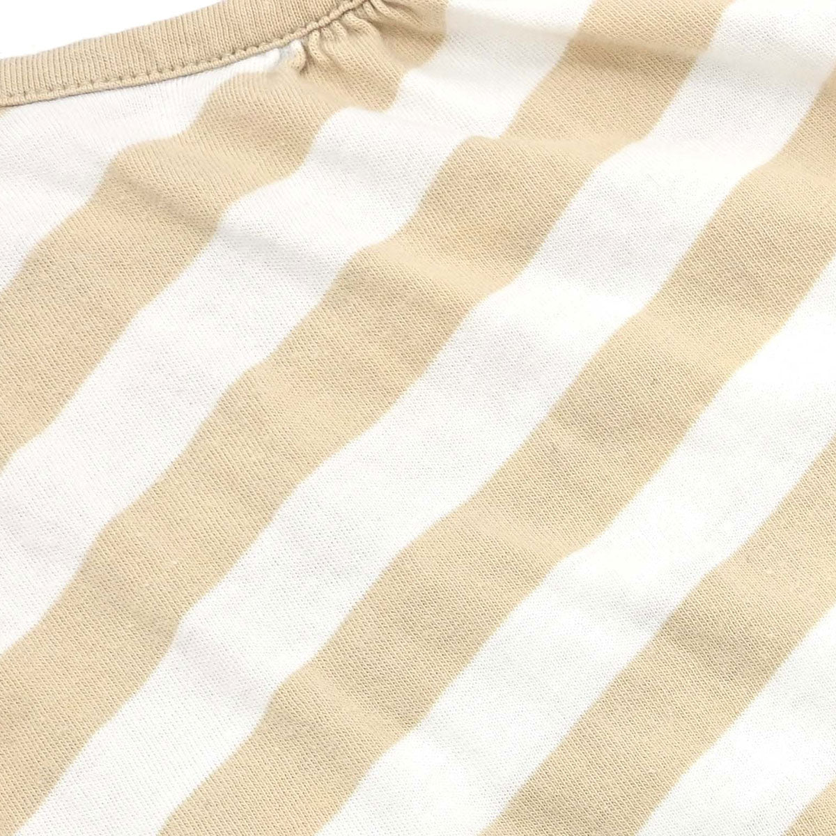 Chanel 2007 Striped Tank Top Beige White #34
