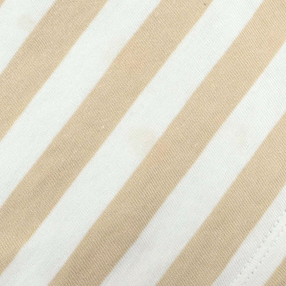 Chanel 2007 Striped Tank Top Beige White #34