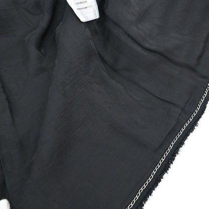 Chanel 2009 Collarless Tweed Jacket Black #38