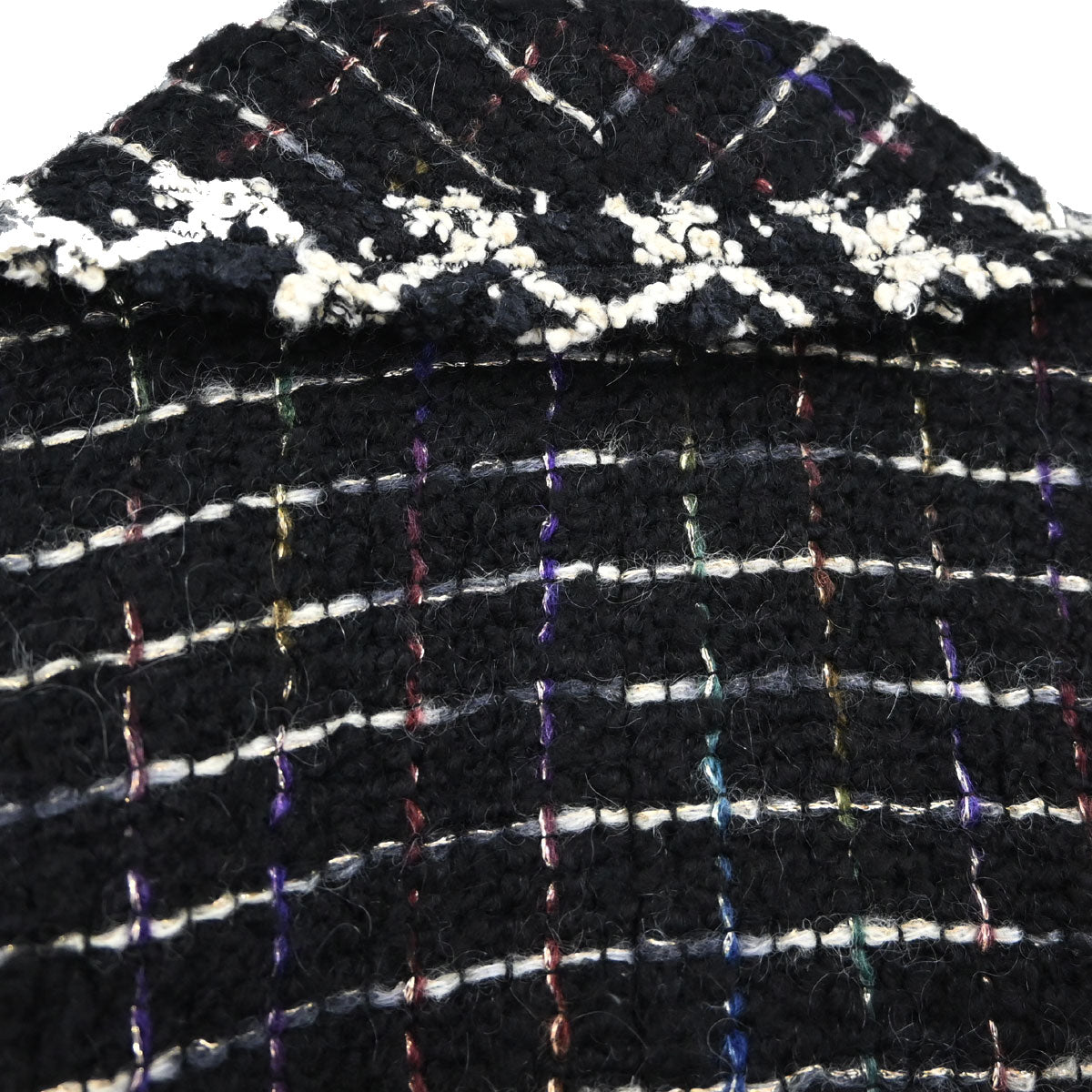 Chanel 2009 Double Breasted Tweed Jacket Black P36833W04384 #44