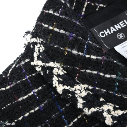 Chanel 2009 Double Breasted Tweed Jacket Black P36833W04384 #44