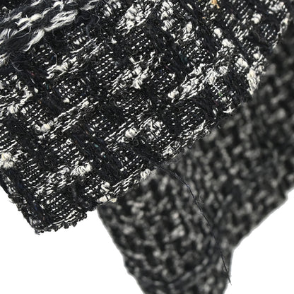 Chanel 2013-2014 Jacket Coat Tweed Black #36