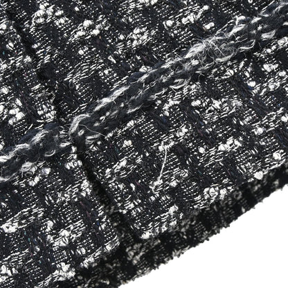 Chanel 2013-2014 Jacket Coat Tweed Black #36