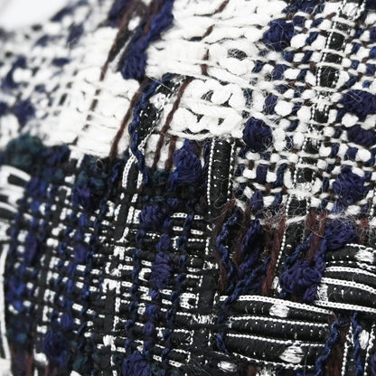 Chanel 2006 Collarless Zip Up Tweed Jacket #38
